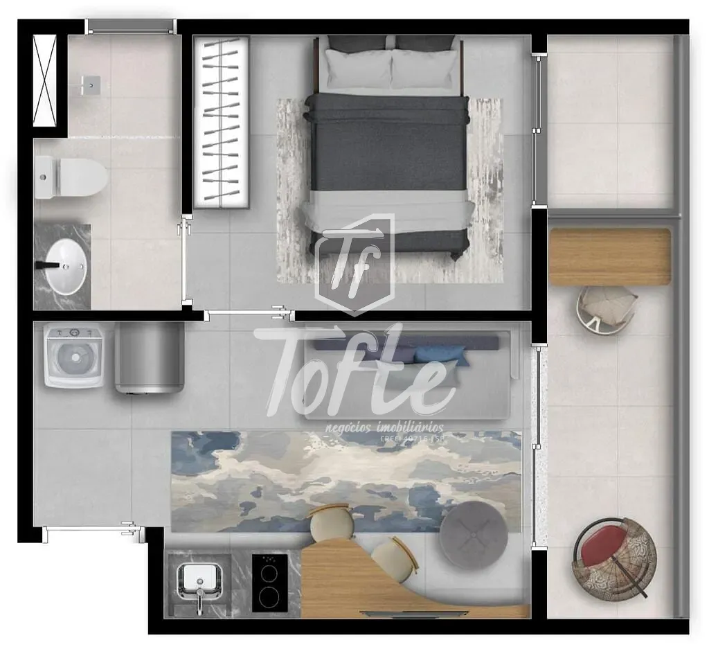 Apartamento, 1 quarto, 30 m² - Foto 13