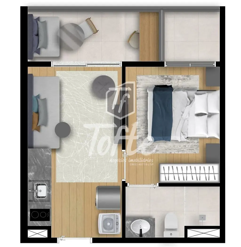 Apartamento, 1 quarto, 30 m² - Foto 14