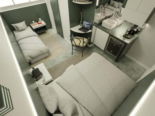 Foto do Apartamento - Soft Up Hotel Aparecida: Investimento Imobiliário de Alto Retorno com Vista para a Basílica e Gestão Especializada | Palacete Imobiliária