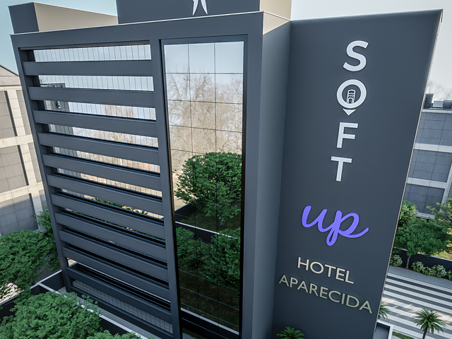 Foto do Apartamento - Soft Up Hotel Aparecida: Investimento Imobiliário de Alto Retorno com Vista para a Basílica e Gestão Especializada | Palacete Imobiliária