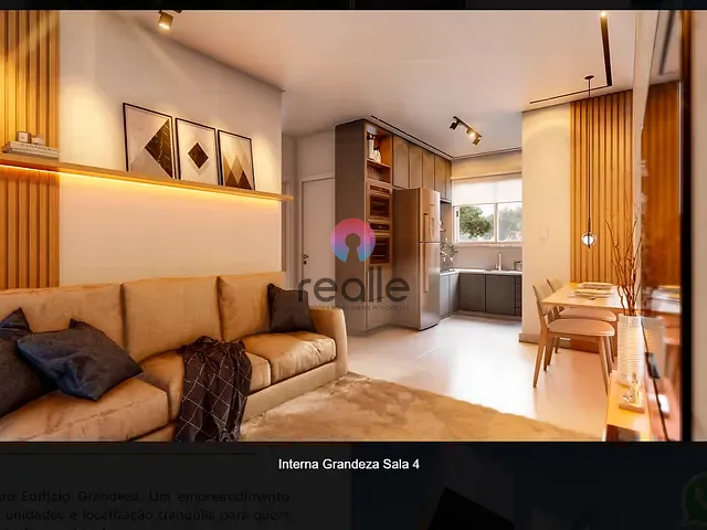 Apartamento com 555m² 2 quartos e 1 banheiro, à venda, no bairro Petrópolis em Santa Luzia