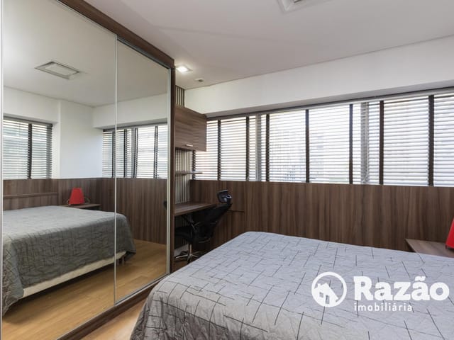 Apartamento 1 quarto e 1 banheiro, para alugar, no bairro Centro Cívico em Curitiba