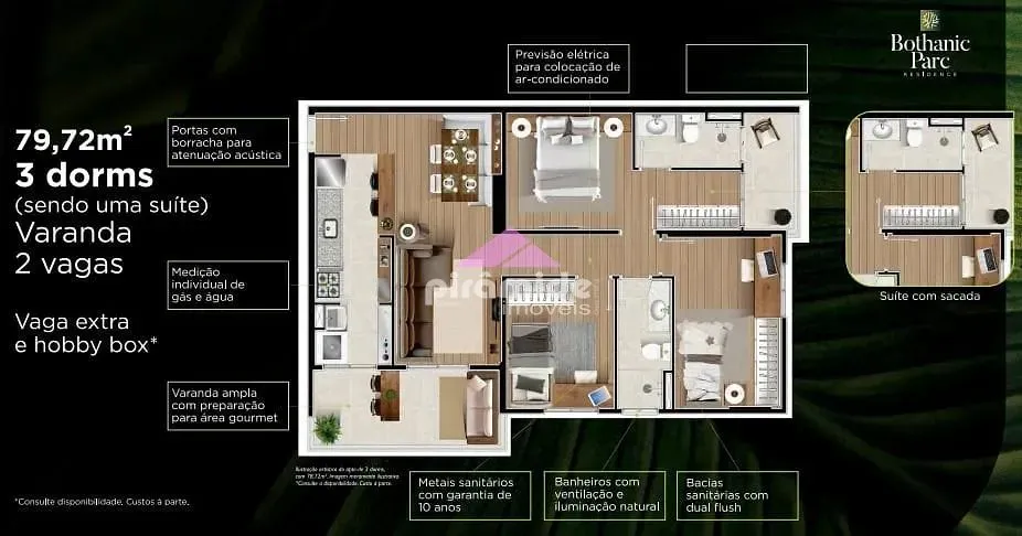 Apartamento, 3 quartos, 79 m² - Foto 3