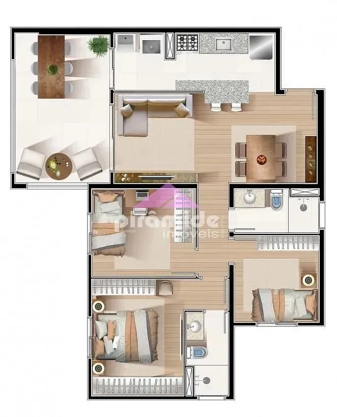Apartamento, 3 quartos, 79 m² - Foto 4
