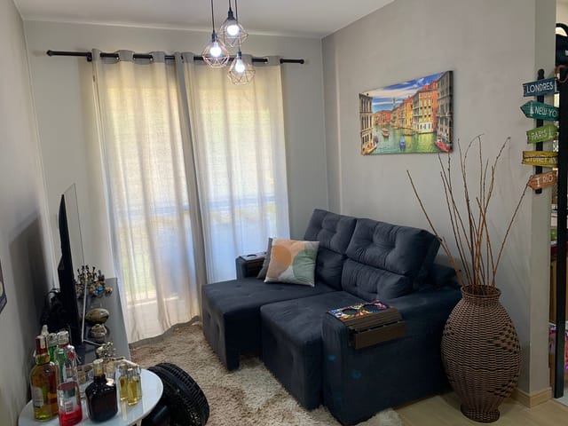 Apartamento com 55m² 2 quartos e 1 banheiro, à venda, no bairro Bairro do Uberaba em Bragança Paulista