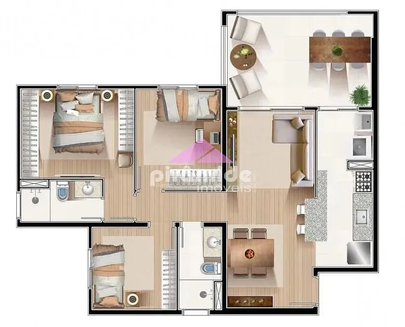 Apartamento, 3 quartos, 79 m² - Foto 4
