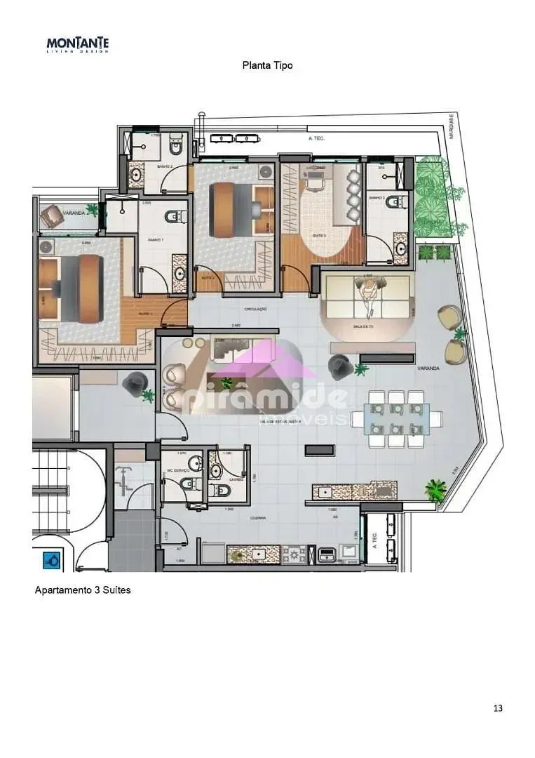 Apartamento, 3 quartos, 147 m² - Foto 7