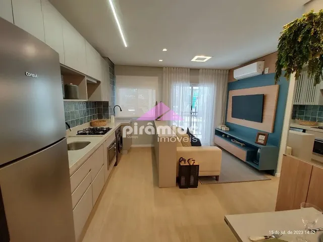 Apartamento com 46m² 2 quartos e 2 banheiros, à venda, no bairro Galo Branco em São José Dos Campos
