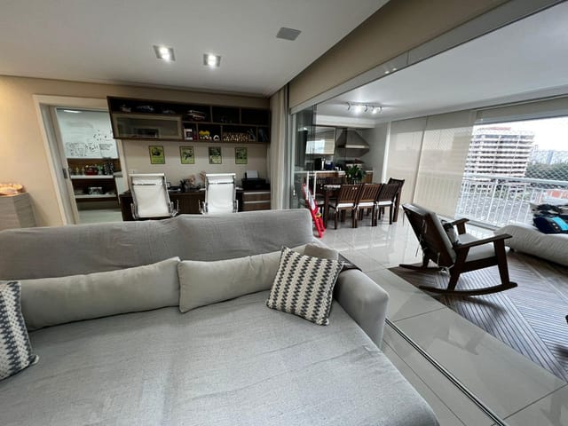 Foto do Apartamento - Apartamento com 3 Suites à venda com 160 m² - Andar Alto com Varanda Gourmet - Sofisticação e Conforto | Paulista Imóveis