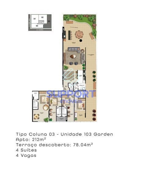 Apartamento, 1 quarto, 237 m² - Foto 18