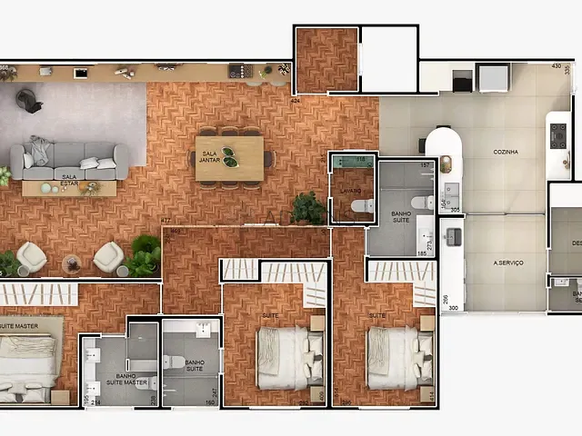 Apartamento 3 quartos e 5 banheiros, à venda, no bairro Jardim Paulista em São Paulo