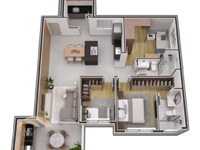 Apartamento 3 quartos e 2 banheiros, à venda, no bairro Iguaçu em Ipatinga