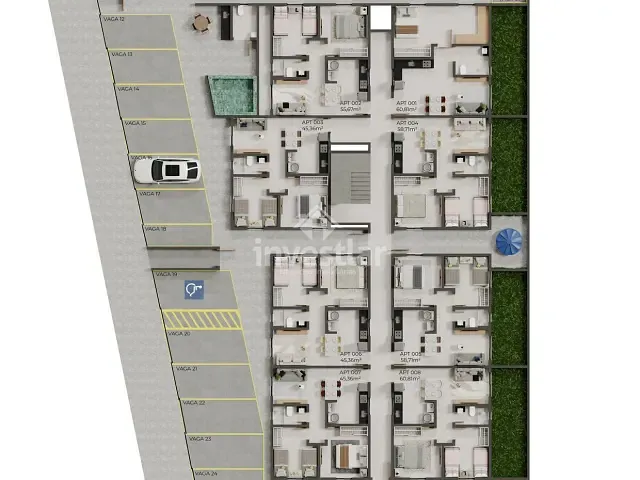 Apartamento 2 quartos e 1 banheiro, à venda, no bairro Centro em Campina Grande