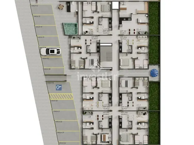 Apartamento 2 quartos e 1 banheiro, à venda, no bairro Centro em Campina Grande
