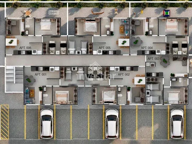 Apartamento 2 quartos e 1 banheiro, à venda, no bairro Três Irmãs em Campina Grande