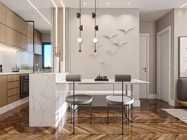 Apartamento 2 quartos e 1 banheiro, à venda, no bairro Portão em Curitiba