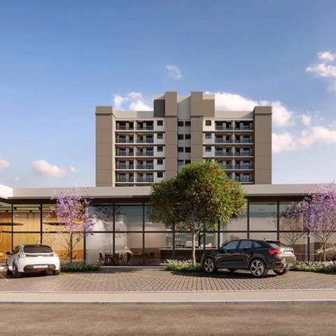 Apartamento com 44m² 2 quartos e 1 banheiro, à venda, no bairro Aparecida em Bragança Paulista