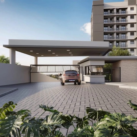 Apartamento com 44m² 2 quartos e 1 banheiro, à venda, no bairro Aparecida em Bragança Paulista