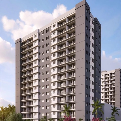 Apartamento com 44m² 2 quartos e 1 banheiro, à venda, no bairro Aparecida em Bragança Paulista