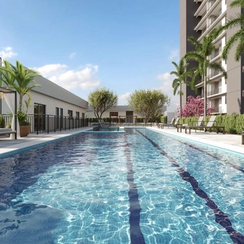 Apartamento com 44m² 2 quartos e 1 banheiro, à venda, no bairro Aparecida em Bragança Paulista