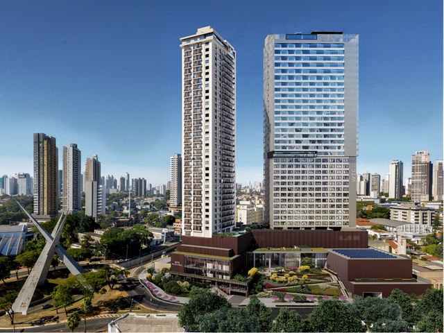 Apartamento 3 quartos e 4 banheiros, à venda, no bairro Setor Marista em Goiânia