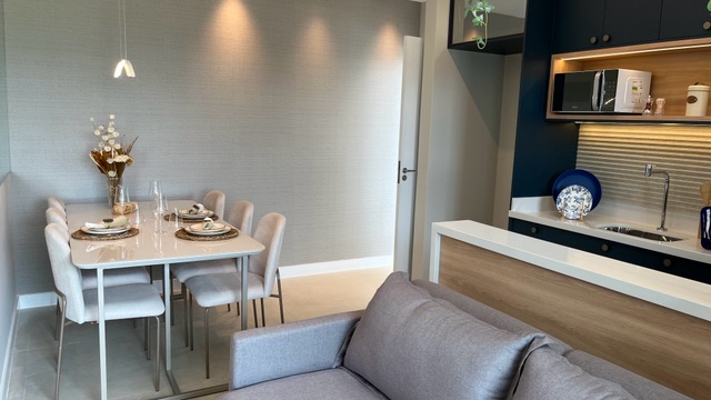 Apartamento com 49m² 2 quartos e 1 banheiro, à venda, no bairro Aparecida em Bragança Paulista