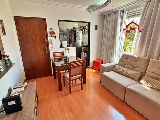 Apartamento 2 quartos e 1 banheiro, à venda, no bairro Salgado Filho em Belo Horizonte