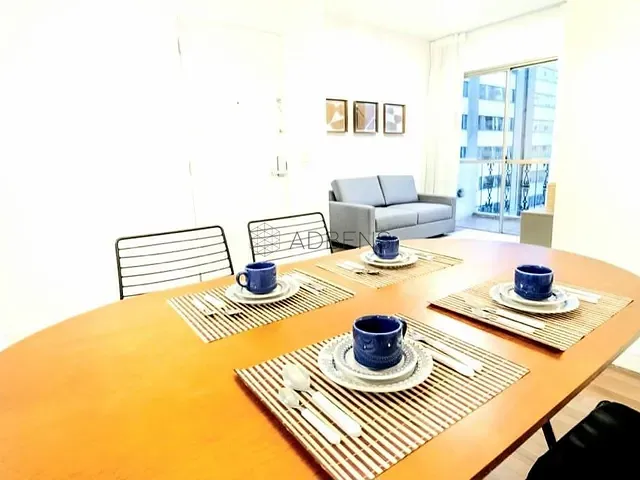 Apartamento 2 quartos e 3 banheiros, para alugar, no bairro Itaim Bibi em São Paulo