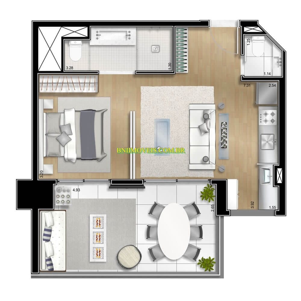 Apartamento, 4 quartos, 55 m² - Foto 11