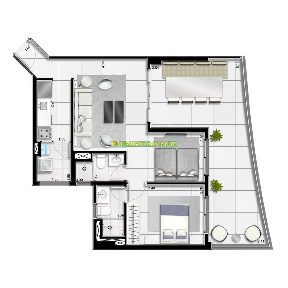 Apartamento, 4 quartos, 55 m² - Foto 15