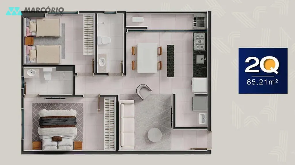 Apartamento, 3 quartos, 76 m² - Foto 33