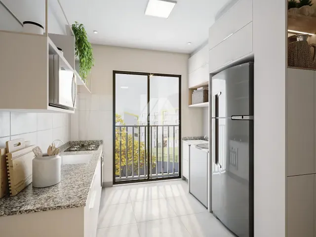 Apartamento 2 quartos e 1 banheiro, à venda, no bairro Boqueirão em Guarapuava