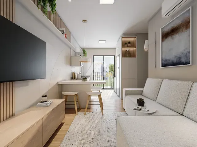 Apartamento 2 quartos e 1 banheiro, à venda, no bairro Boqueirão em Guarapuava