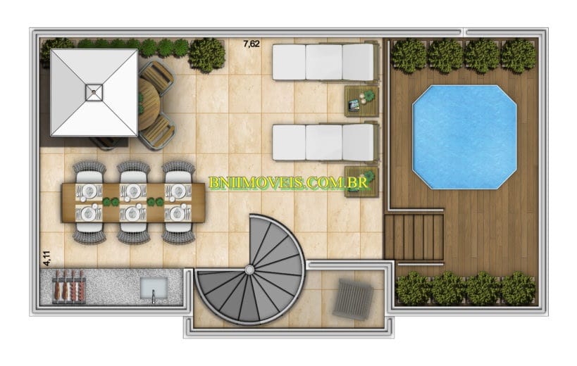 Apartamento, 1 quarto, 35 m² - Foto 13