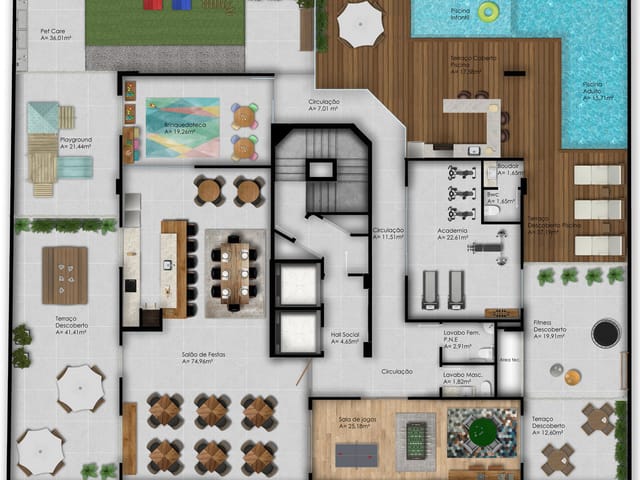 Apartamento 3 quartos e 3 banheiros, à venda, no bairro Pioneiros em Balneário Camboriú