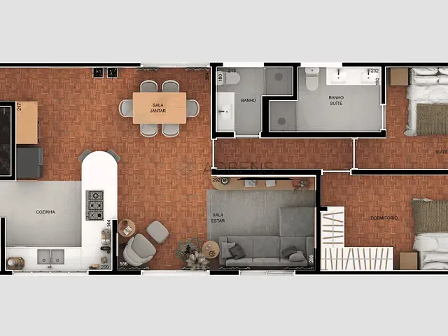 Apartamento 2 quartos e 2 banheiros, à venda, no bairro Jardim Paulista em São Paulo