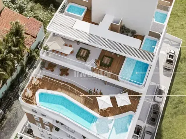Apartamento 2 quartos e 2 banheiros, à venda, no bairro Ponta de Campina em Cabedelo
