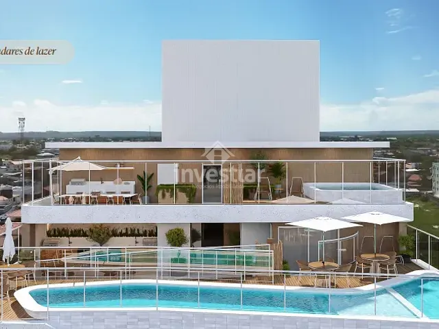 Apartamento 2 quartos e 2 banheiros, à venda, no bairro Ponta de Campina em Cabedelo