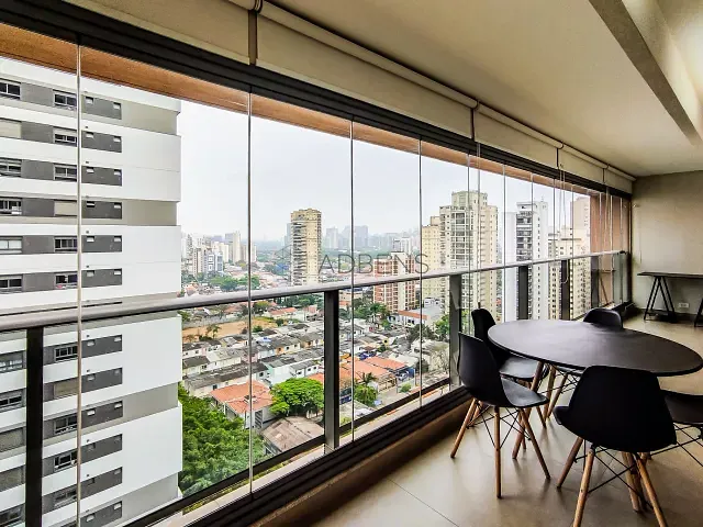 Apartamento 1 quarto e 2 banheiros, para alugar, no bairro Brooklin Paulista em São Paulo