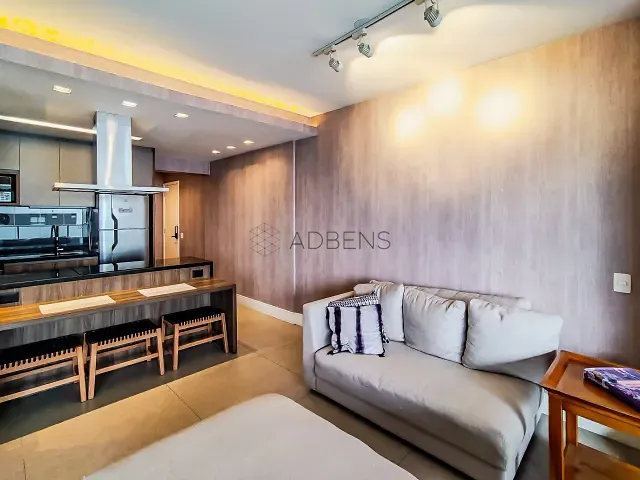 Apartamento 1 quarto e 2 banheiros, para alugar, no bairro Brooklin Paulista em São Paulo