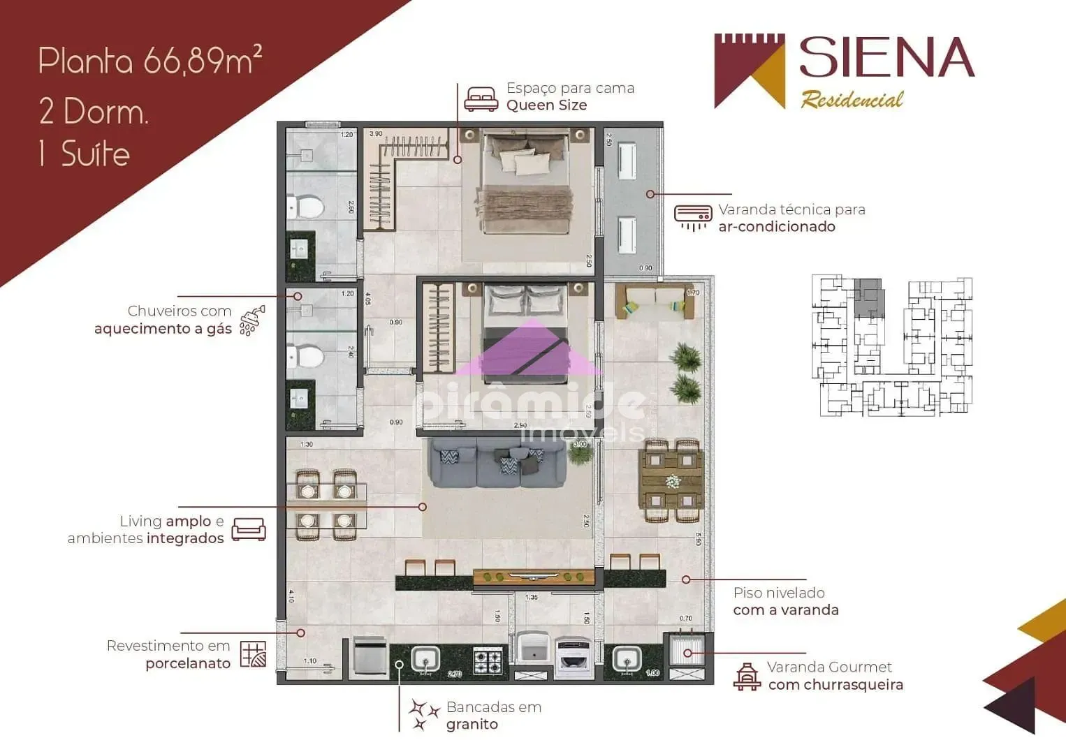 Apartamento, 2 quartos, 67 m² - Foto 5