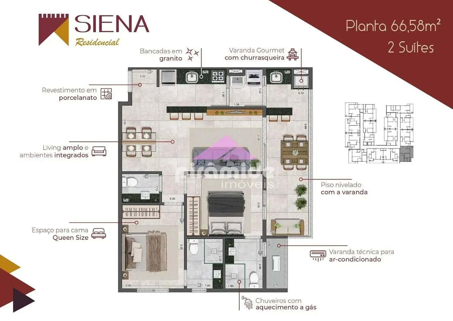 Apartamento, 2 quartos, 67 m² - Foto 8