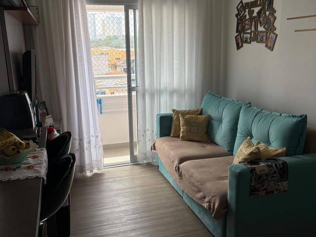 Apartamento com 47m² 2 quartos e 2 banheiros, à venda, no bairro Vila Palmares em Santo André