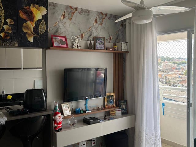 Apartamento com 47m² 2 quartos e 2 banheiros, à venda, no bairro Vila Palmares em Santo André