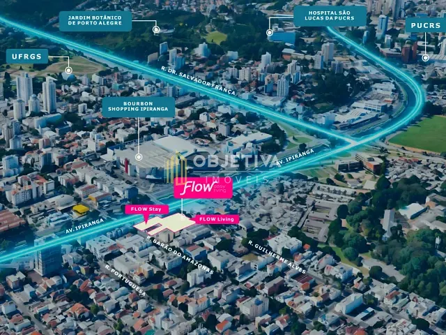 Apartamento 1 quarto e 1 banheiro, à venda, no bairro Petrópolis em Porto Alegre