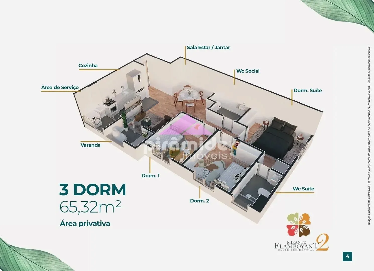 Apartamento, 3 quartos, 65 m² - Foto 18