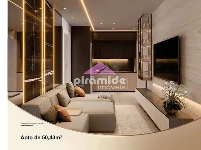 Apartamento com 60m² 2 quartos e 1 banheiro, à venda, no bairro Floresta em São José Dos Campos