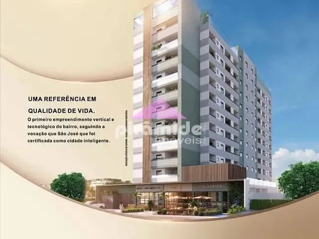 Apartamento com 58m² 2 quartos e 2 banheiros, à venda, no bairro Floresta em São José Dos Campos