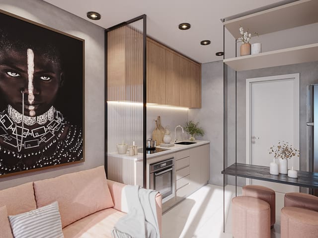 Apartamento 1 quarto e 1 banheiro, à venda, no bairro Portão em Curitiba
