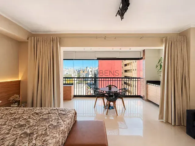 Apartamento 1 quarto e 1 banheiro, para alugar, no bairro Bela Vista em São Paulo